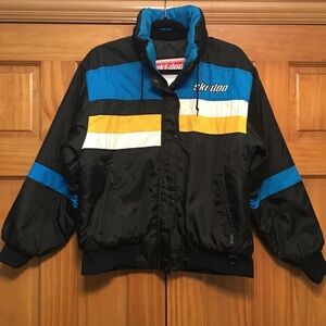 Vintage Ski Doo Bombardier Snowmobile Jacket Small